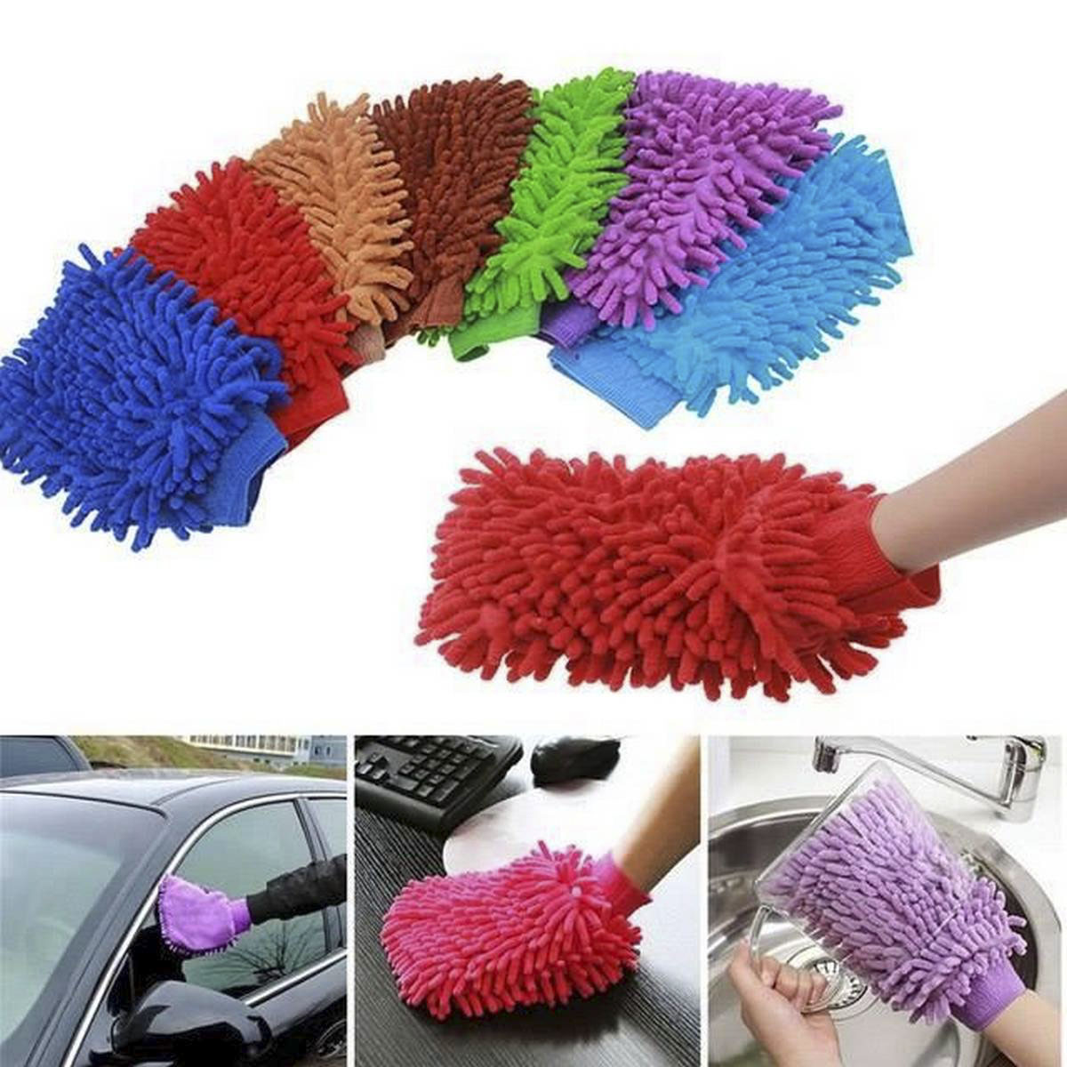 Picture of Microfiber Dust Cleaning Glove-1 pc
