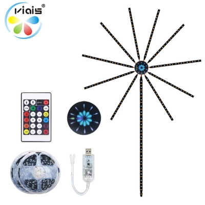 Picture of 2024 Christmas Light Smart Fairy Firework Bluetooth Light Strip Festoon Home Wall Bedroom Computer Room Decor Holiday Party Lamp