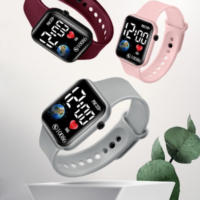 Picture of Astronaut watch technology sense LED male and female student party ins high value simple fashion waterproof electronic watch children