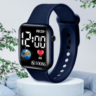 Picture of Astronaut watch technology sense LED male and female student party ins high value simple fashion waterproof electronic watch children