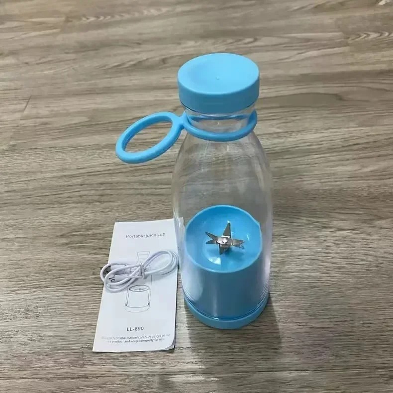 Picture of Portable Rechargeable Blender Bottle Fruit Smoothie Juicers Lemon Orange Juicing Cup Vegetable Mini Blender Kitchen Accessories