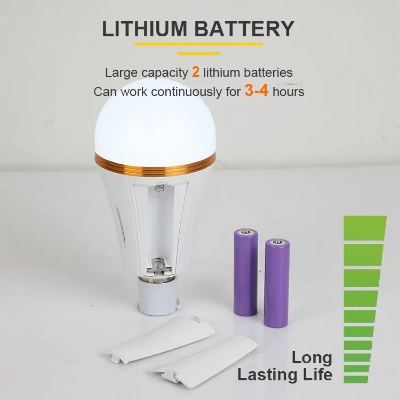 Picture of Rechargeable Light 20W Double Battery AC/DC Rechargeable LED Light Emergency Energy Saving LED Bulb Rechargeable Emergency Auto bulb 20 WATT