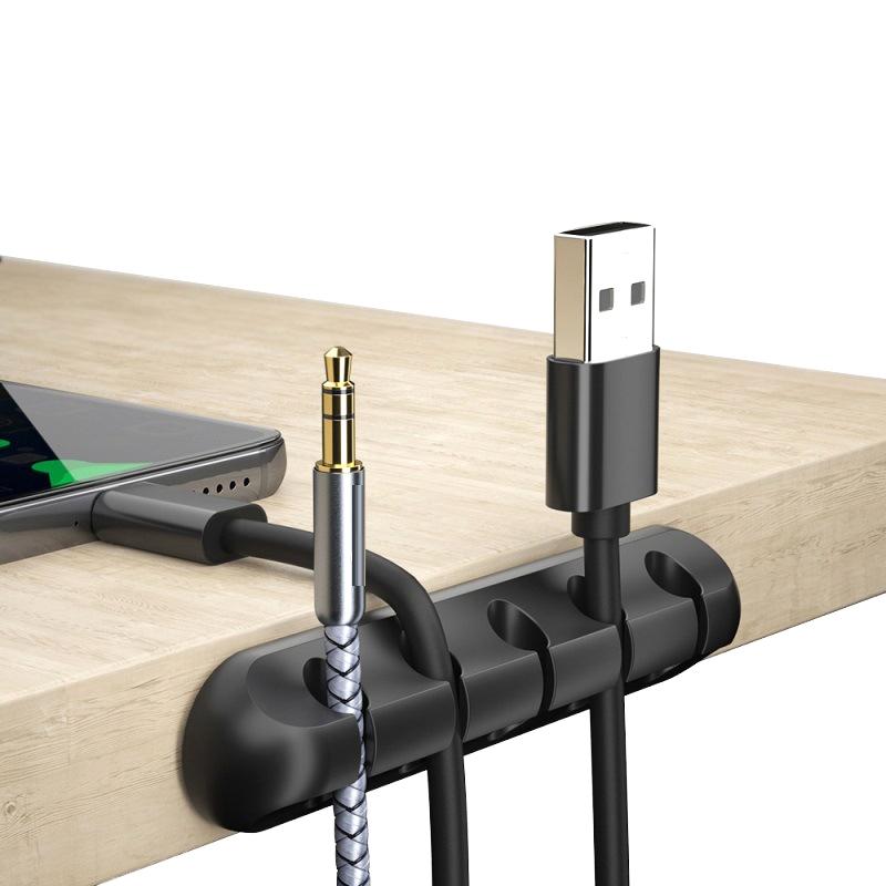 Picture of Cable Winder USB Cable Management Auto Interior Car Accessories Cable Organizer Desktop Organizer Cable Holder Cable Winder