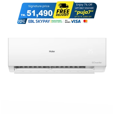 Picture of Haier 1.6 Ton 19000BTU Clean Cool Inverter Pro (HSU-19CleanCool)(INV)(Pro) (Best Price)
