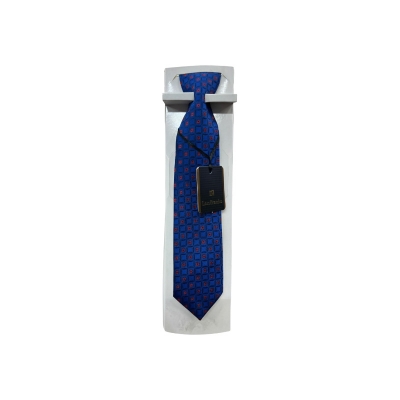 Blue Flower Design Embroidery Formal Neck Tie For Men Raazonline shop bangladeshothoba.com