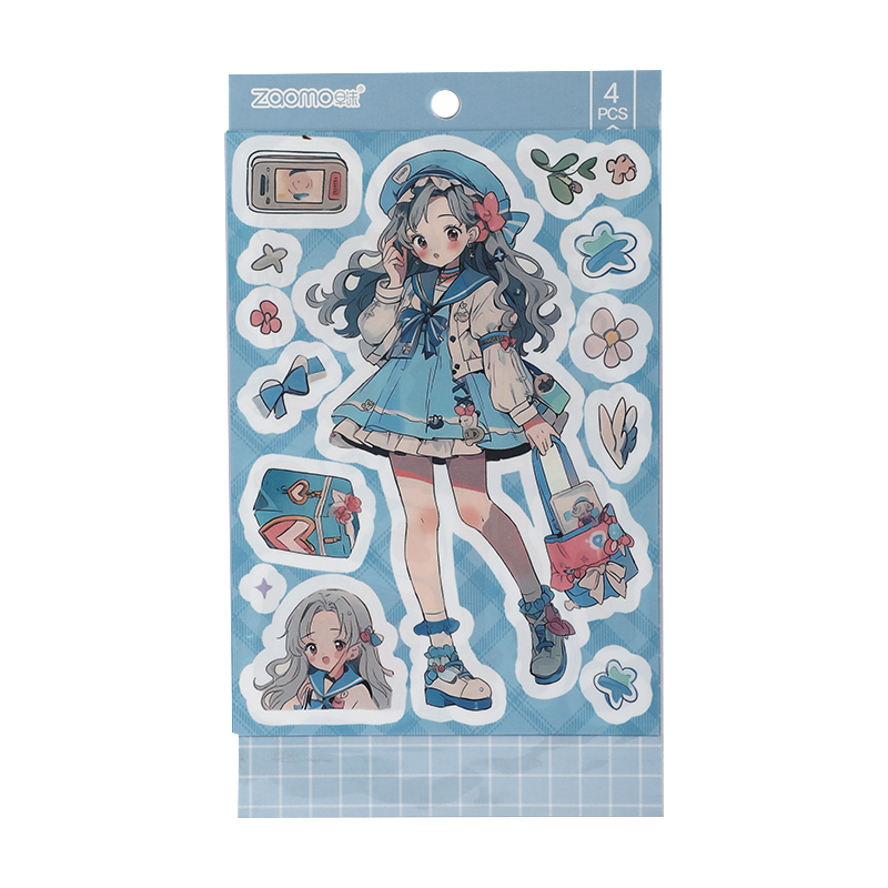 Picture of Kawaii Anime Girl Vinyl Stickers | Adorable Bag & Pet Decal Set | Waterproof & Durable for Laptops, Water Bottles, and More- 1 Piece Picture of Kawaii Anime Girl Vinyl Stickers | Adorable Bag & Pet Decal Set | Waterproof & Durable for Laptops, Water Bottles, and More- 1 Piece