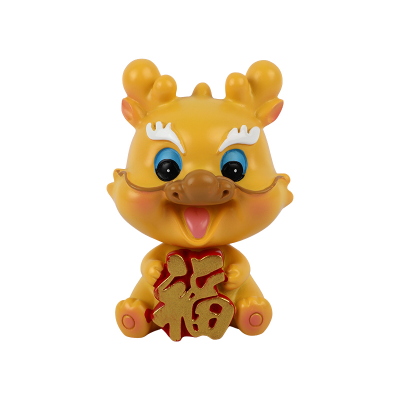 Picture of The Prosperity Dragon Bobblehead | Shaking Head Car Ornament | Mythical Beast Design with Lucky Character | Perfect for Good Fortune on the Go- 1 piece Picture of The Prosperity Dragon Bobblehead | Shaking Head Car Ornament | Mythical Beast Design with Lucky Character | Perfect for Good Fortune on the Go- 1 piece