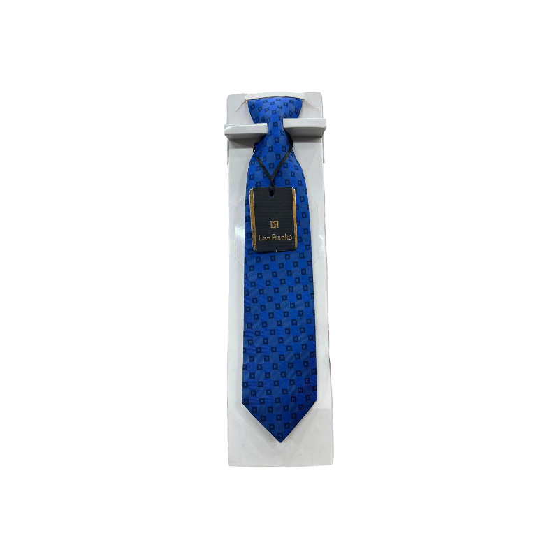 Blue Design Embroidery Formal Neck Tie For Men Raazonline shop bangladeshothoba.com