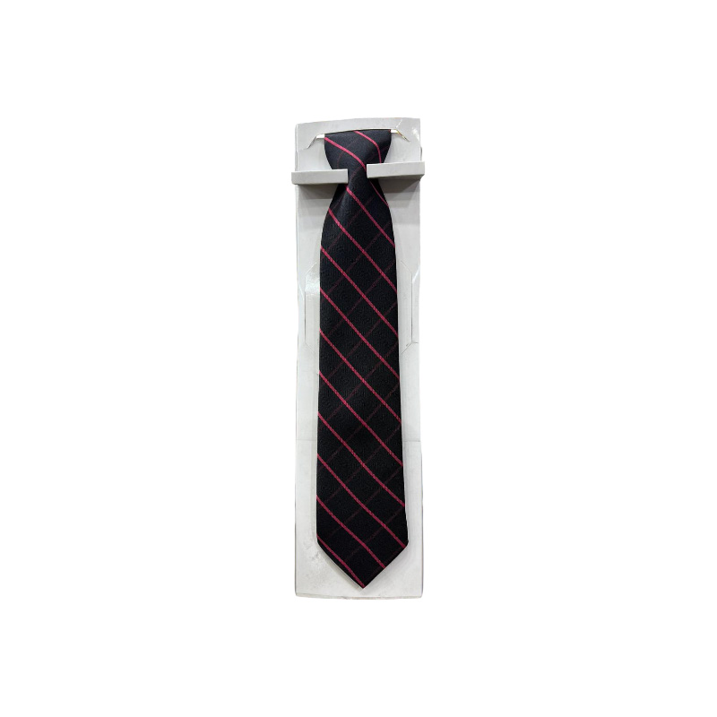 Black And Maroon Check Formal Fashion Tie For Men Raazonline shop bangladeshothoba.com