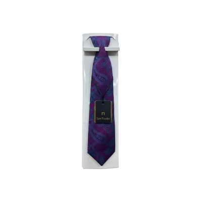 Purple Flower Design Embroidery Formal Neck Tie For Men Raazonline shop bangladeshothoba.com