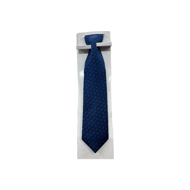 Navy Blue Design Embroidery Formal Neck Tie For Men Raazonline shop bangladeshothoba.com