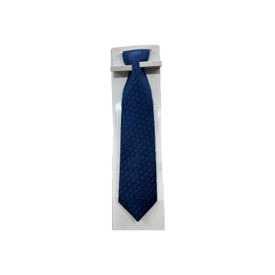 Navy Blue Design Embroidery Formal Neck Tie For Men Raazonline shop bangladeshothoba.com