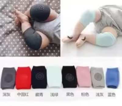 Picture of Children's Knee Pads Point Anti-slip Cotton Infant Knee Protection Breathable Sports Baby Crawling Elbow Leg Warmers Smart Cover