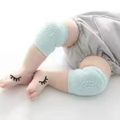 Picture of Children's Knee Pads Point Anti-slip Cotton Infant Knee Protection Breathable Sports Baby Crawling Elbow Leg Warmers Smart Cover