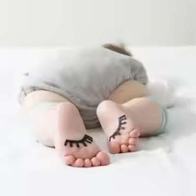 Picture of Children's Knee Pads Point Anti-slip Cotton Infant Knee Protection Breathable Sports Baby Crawling Elbow Leg Warmers Smart Cover