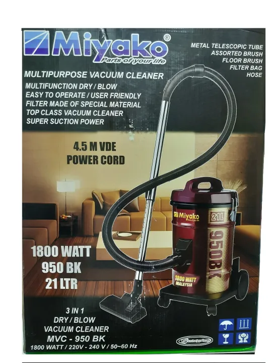Picture of Miyako 21L Vacuum Cleaner with Blower Function, 950BK