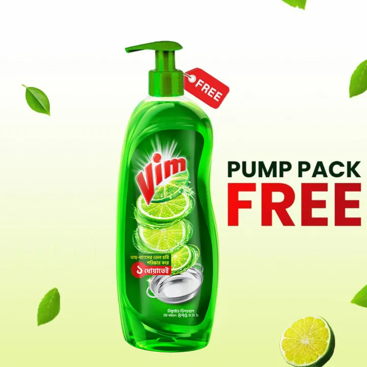 Picture of Vim Liquid Dishwash 475ml With Pump free