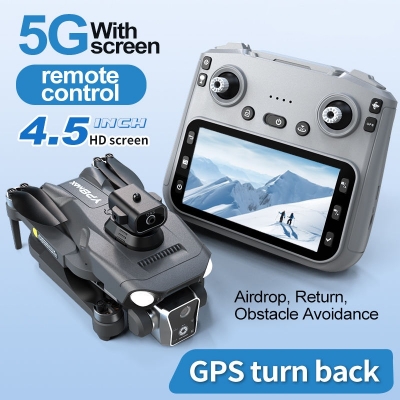 Picture of G.P.S 2025 Drone 4K Wide Angle Dual Camera Foldable Helicopter WIFI FPV Altitude Hold RC Quadcopter with Brushless Motor DH