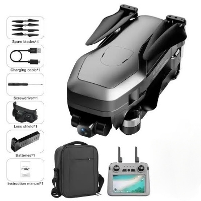 Picture of Touch Screen RC Remote 5G WIFI FPV Drone G.P.S 4K HD Camera 3-Axis Gimbal Quadcopter, 2 Batteries