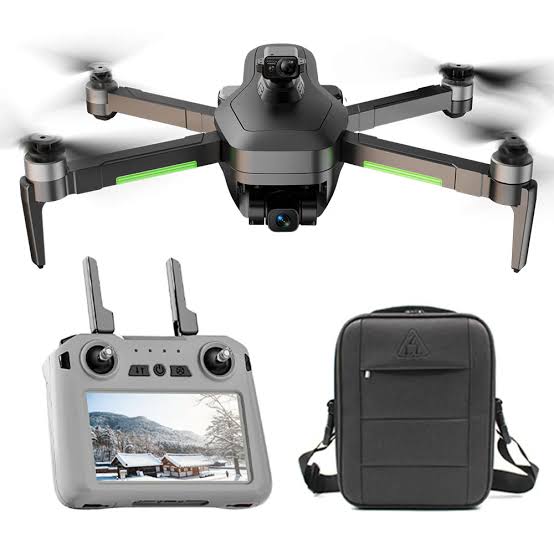 Picture of Touch Screen RC Remote 5G WIFI FPV Drone G.P.S 4K HD Camera 3-Axis Gimbal Quadcopter, 2 Batteries