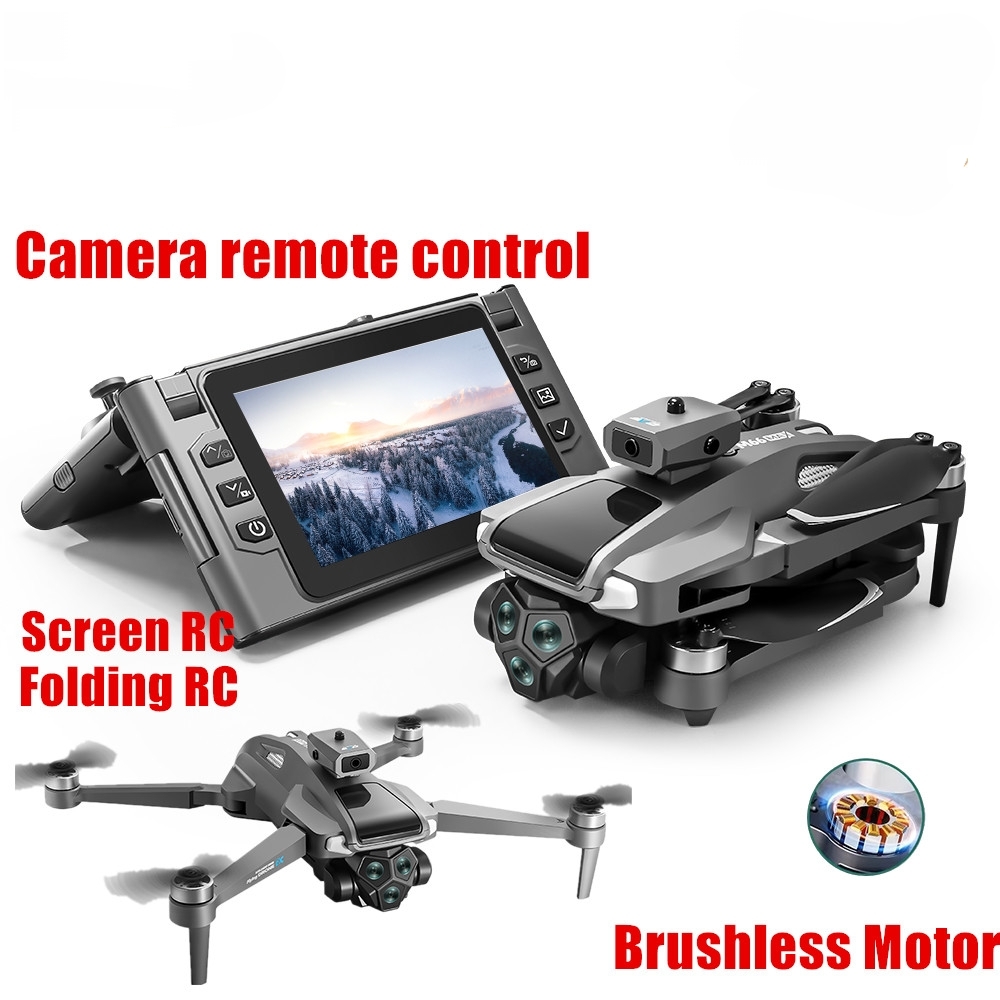 Picture of Foldable Remote Brushless Drone - 4K Dual Camera Aerial Photography Brushless Obstacle Avoidance Remote Control Drone ST