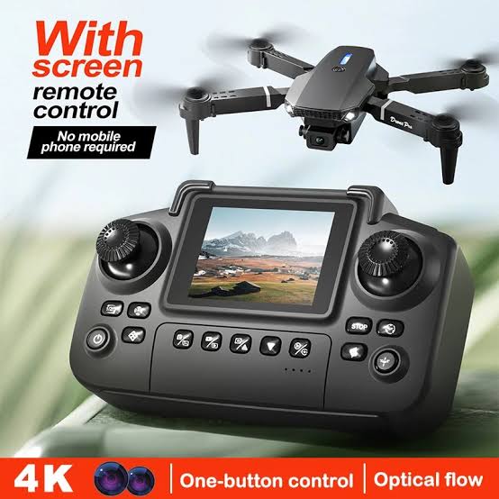 Picture of 2025 4K RC Drone Professional Colorful Light with 1080P Wide Angle HD Camera WIFI FPV Quadcopter Height Hold DRONE DH