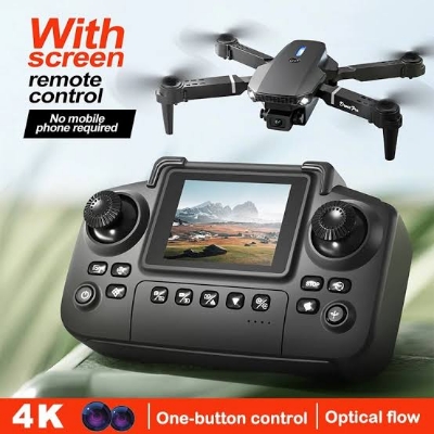 Picture of 2025 4K RC Drone Professional Colorful Light with 1080P Wide Angle HD Camera WIFI FPV Quadcopter Height Hold DRONE DH