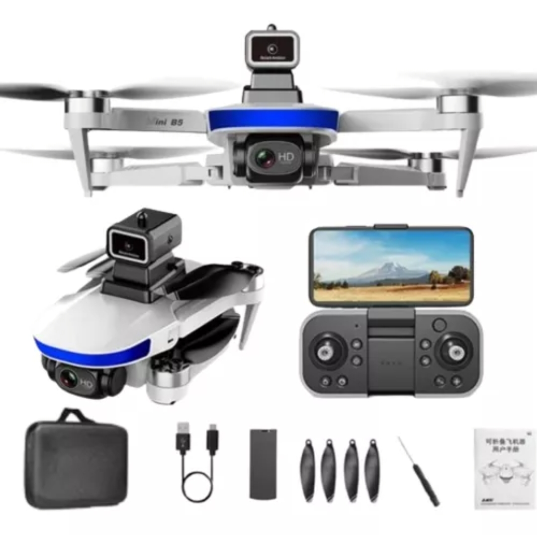 Picture of New Mini Drone Indoor Hover 4k Dual Camera Light Flow 5g Wifi Brushless Folding Quadcopter Rc Helicopter sc