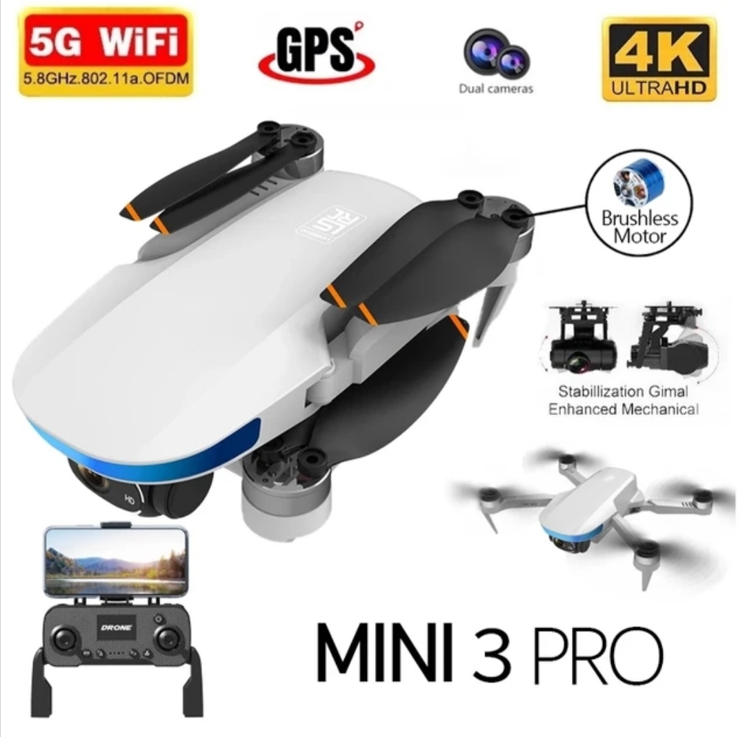 Picture of G.PS Drone 4K Dual Camera Brushless Motor Drone so