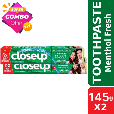 Picture of Closeup Toothpaste Menthol Fresh 145g Combo Pack of 2