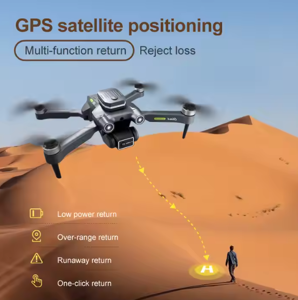 Picture of G.P.S Drone 4K Ultra HD Professional Dual HD Camera Obstacle Avoidance Brushless Motor Foldable Quadcopter Drone bv