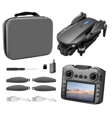 Picture of 4K FPV Drone with 12.5" HD Screen and Brushless Motor Optical Flow Positioning Dual Camera Switch Foldable RC Quadcopter sg