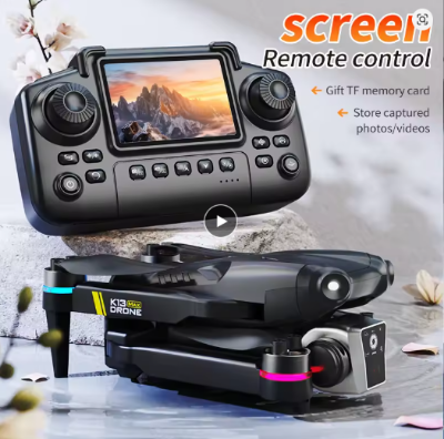 Picture of Display Remote Control RC Drone Professional 4K HD Camera WIFI FPV Altitude Hold Gesture Photography Quadcopter Screen Remote Control sg
