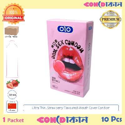 Picture of OLO Ultra Thin Refreshing Mouth Covers Condom 1 Pack (10 Pcs)