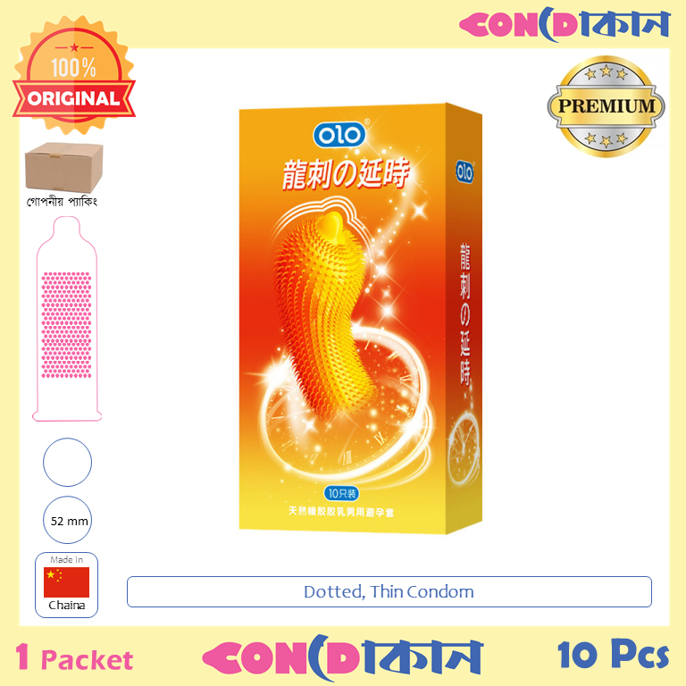 Picture of OLO Spike Studd Extra Time Condom 1 Pack (10 Pcs)