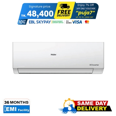 Picture of Haier 1.5 Ton Split Type Inverter Air Conditioner with Frost Self Clean (HSU-18CleanCool)