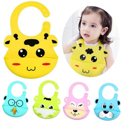 Picture of Cartoon Design new soft Silicone Bibs for baby