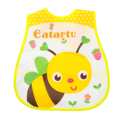 Picture of New Product Cartoon Cute Colorful Waterproof Sleeveless EVA Baby Bib