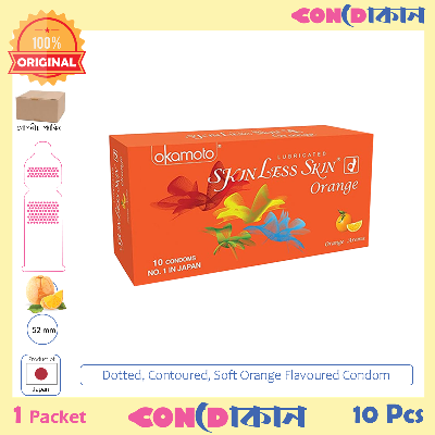 Picture of Okamoto Skinless Orange 1 Pack (10 Pcs)