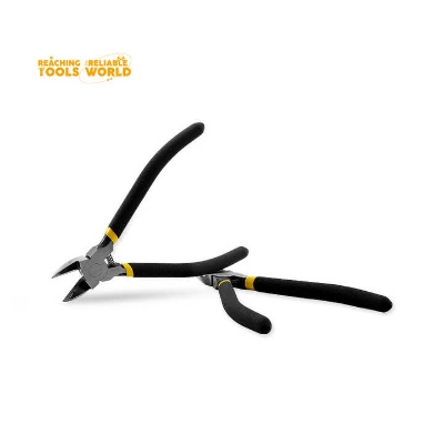 Picture of DINGQI 6 Inch Precision Electronic Diagonal Pointed Head Cutters Plier Clean Cut Micro Wire Cutter Shear Flush Cutter-BB02206