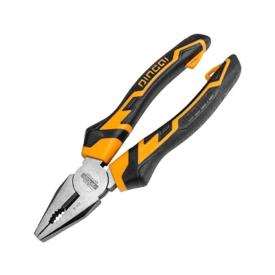 Picture of Dingqi Wire Cutter for Electrician Repair Clamp Plier Combination Steel High Quality 6 Inch Multi FUNCTIONAL TPR Handle- 21206