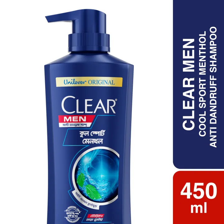 Picture of Clear Men Shampoo Cool Sport Menthol Anti Dandruff 450ml
