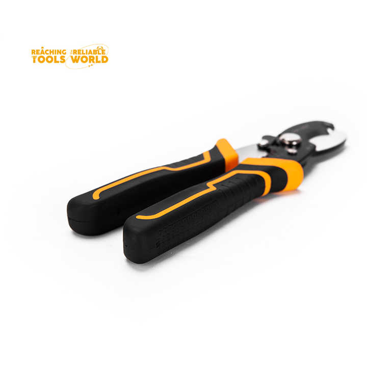 Picture of DINGQI 8 Inch Cable Wire Stripper Plier Tool TPR Handle Hand Wire Stripper-67003