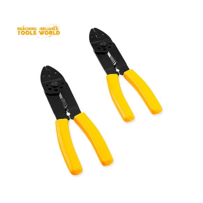 Picture of WELLOO New Model Manufacturing 8.5in Wire Stripping Tool Safety Lock Cable Cutter Iron Wire Pliers-WSP0703