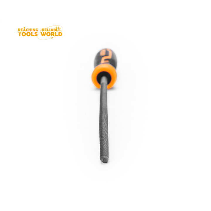 Picture of DINGQI 8 Inch Round Stainless Steel Hand File Tools-64003