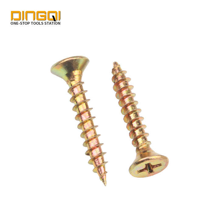 Picture of Tri-T 1/2" inch Pozi Drive Double Countersunk Head Chipboard Screw Used on Wood