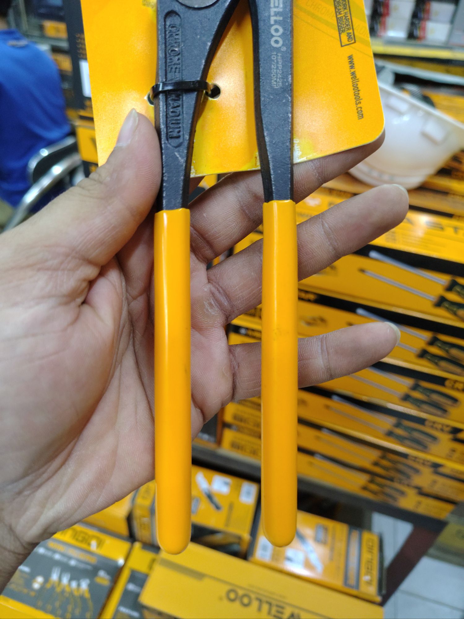 Picture of 🔧 WELLOO 10-Inch Pump Pliers | Adjustable Multi-Purpose Hand Tool – HPP24250