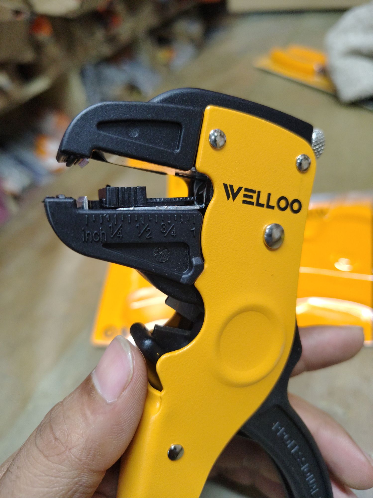 Picture of 🔧 WELLOO Multi-Functional Wire Stripper | Professional Electrical Hand Tool – WSP0704