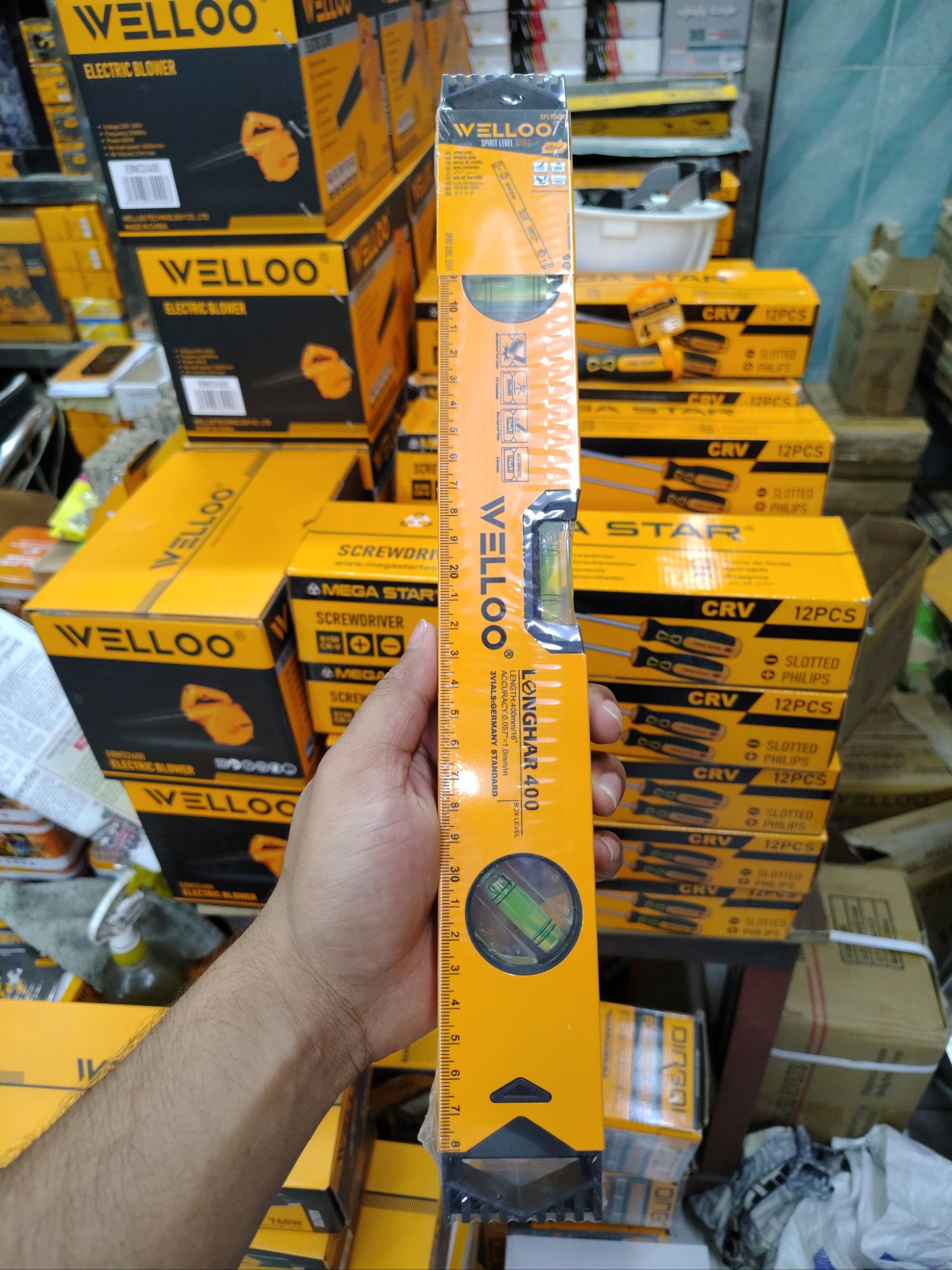 Picture of WELLOO 16" Inch Magnetic Speed Level SPL6040 🛠️📏