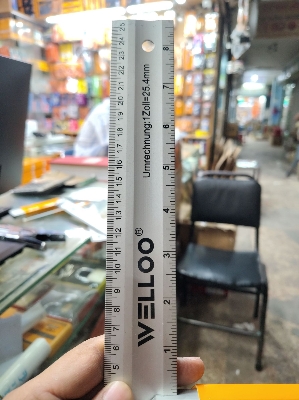 Picture of 1 x WELLOO 10" Aluminum Square Ruler ALR6125 🛠️